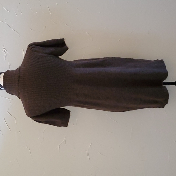 Sweater Project Brown Sweater Dress Lg NWOT - Picture 3 of 7